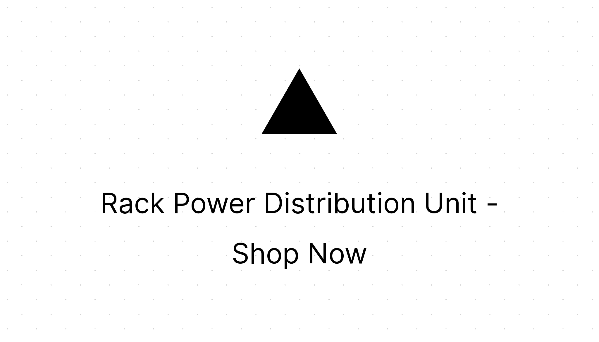 Rack Power Distribution Unit Shop Now Eezee